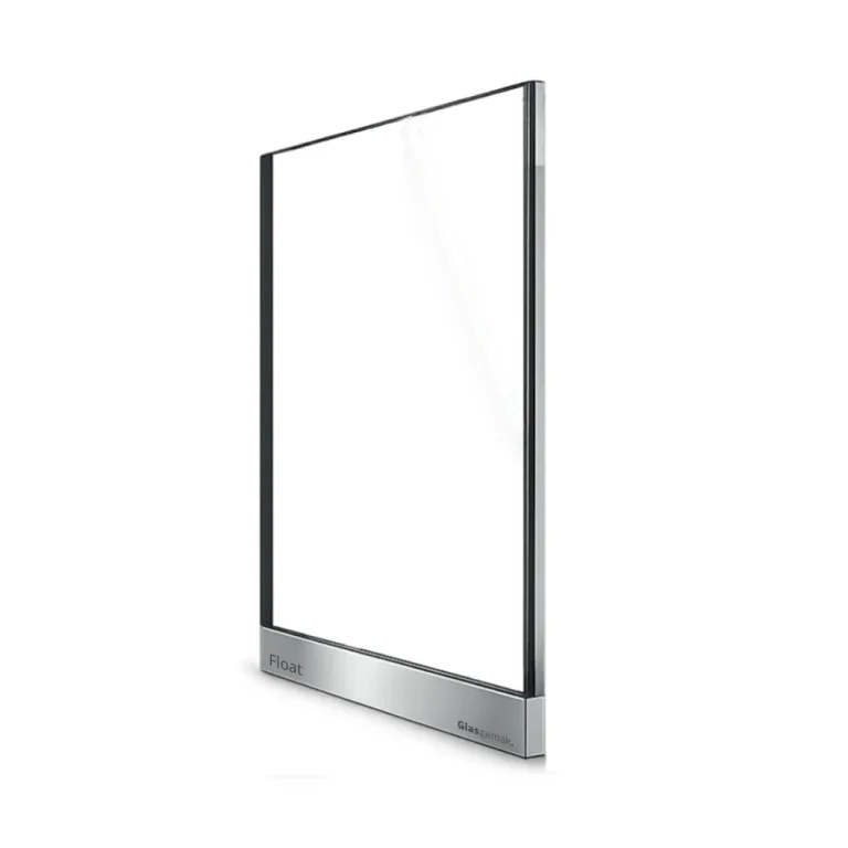 Floatglas enkel glas in doorsnede