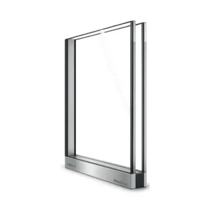 HR++ isolatieglas met dubbele beglazing in doorsnede